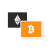 Ethereum / Bitcoin icon